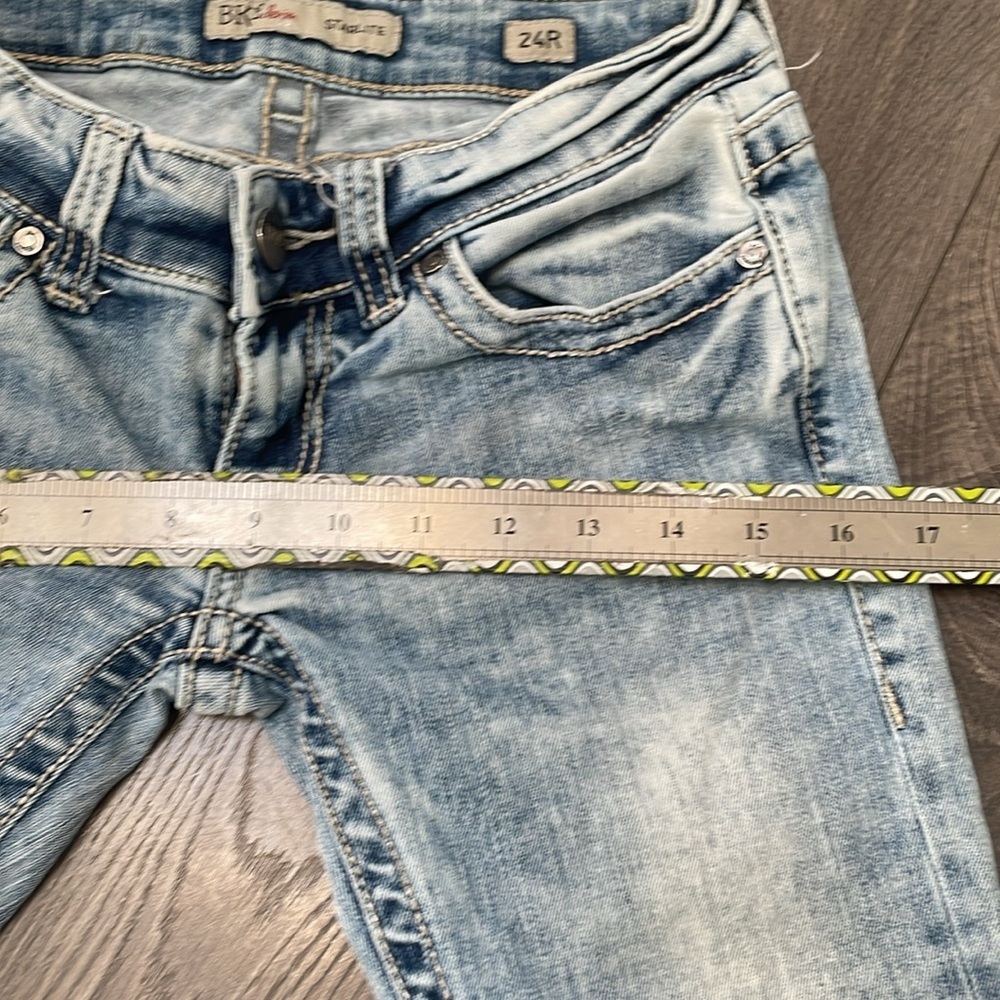 Starlite BKE jeans acid washed straight leg size 24 - Picture 10 of 14